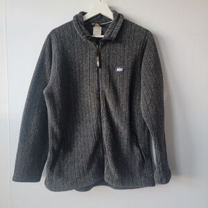 REI women's full-zip fleece jacket size L long sleeve Vintage